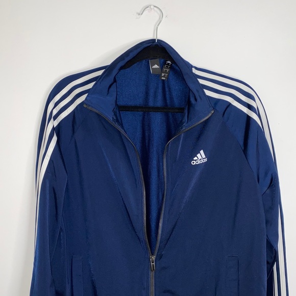 NAVY ADIDAS ORIGINAL SUPERSTAR TRACK JACKET - Picture 3 of 7